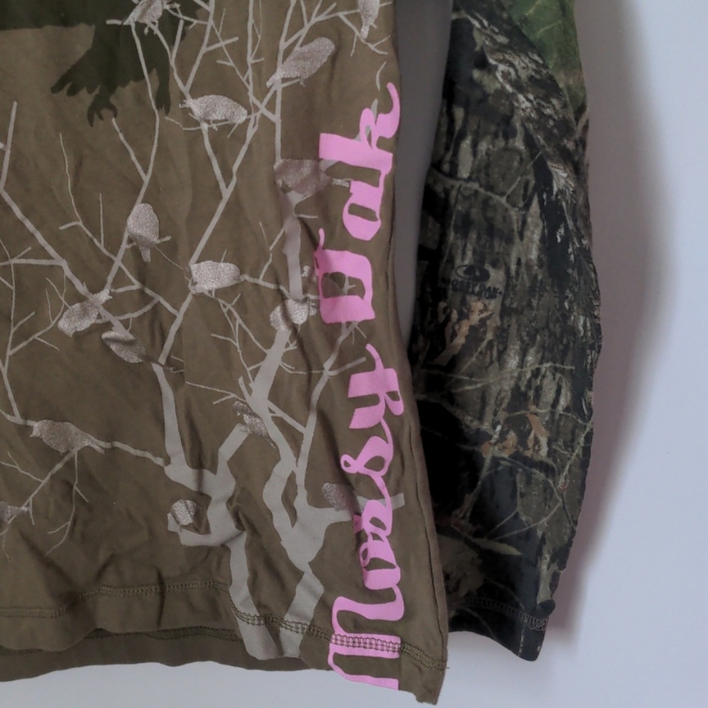 Mossy Oak Women's Size S Long Sleeve Camo Print Shirt - Picture 2 of 6